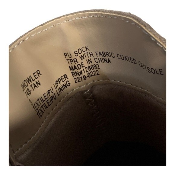 NWOT STEVE MADDEN | Girls Jhowl Boot Shimmer Tan Purple Tan Winter Boot 3 - Picture 10 of 10